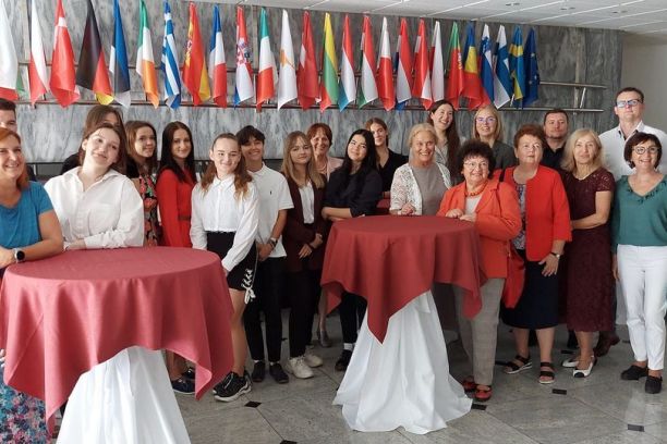 Slovak prize winners, their tutors and competition organisers 2022 | Photo: Slovak Centre for Communication and Development (SCCD)